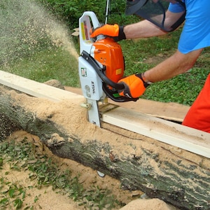 Haddon Lumbermaker Chainsaw Mill made in USA with FREE Shipping and LIFETIME guarantee