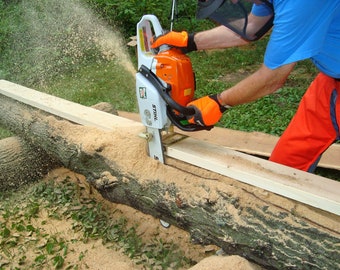 Haddon Lumbermaker Chainsaw Mill made in USA with FREE Shipping and LIFETIME guarantee