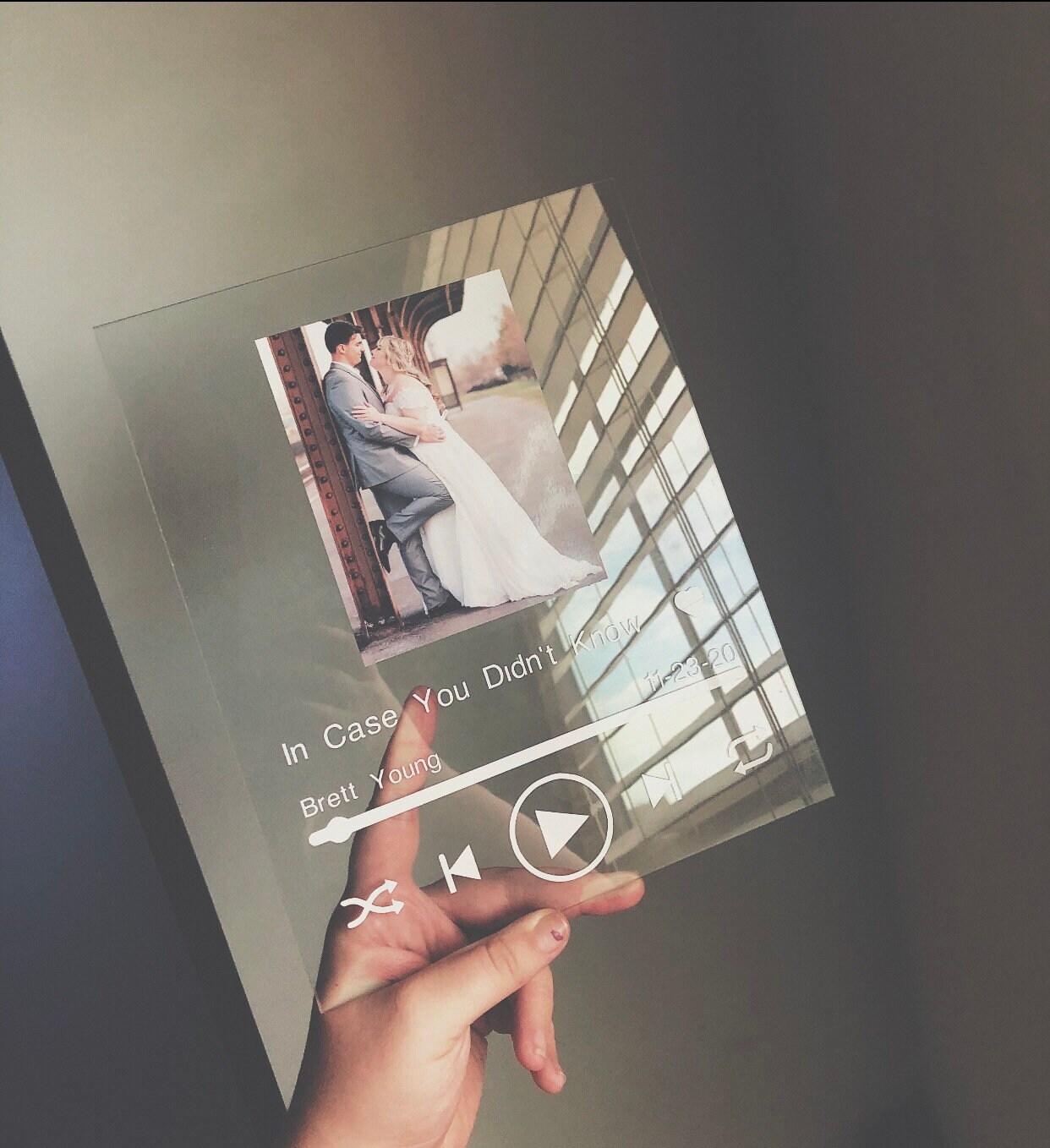 Spotify Song Glass Etsy