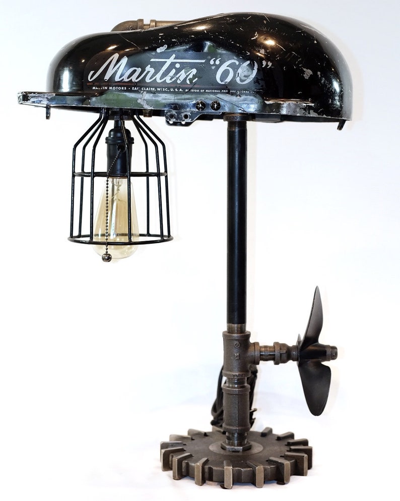 Martin 60 1947 Outboard Boat Motor Lamp Etsy