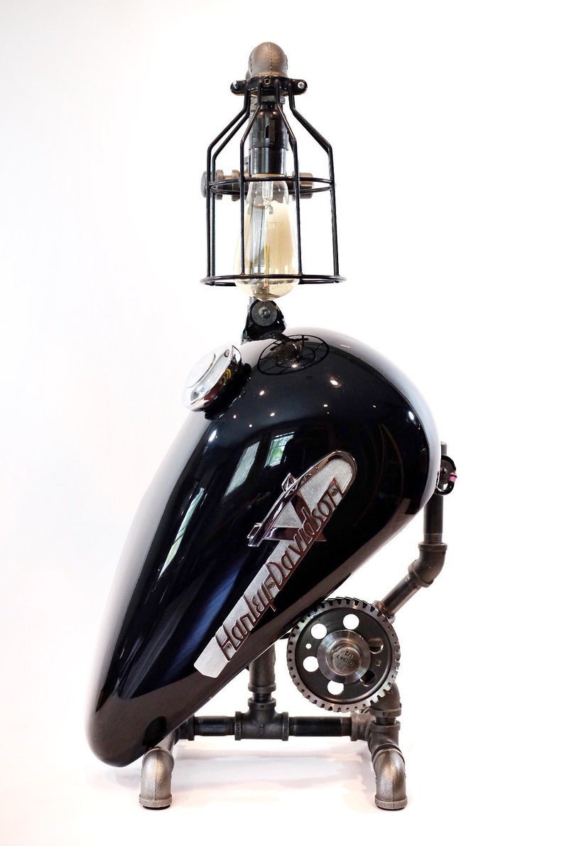 Harley Davidson Motorcycle Gas Tank Lamp Etsy