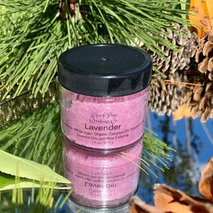 Lavender Sugar Body Scrub, Exfoliating Body Scrub, Body Scrub, Sugar Scrub