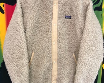 Vintage 2004 Patagonia rough fleece deep pile jacket