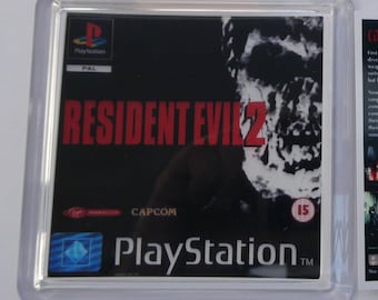 Coasters Resident Evil 2 Video Game Covers Drinks Coaster