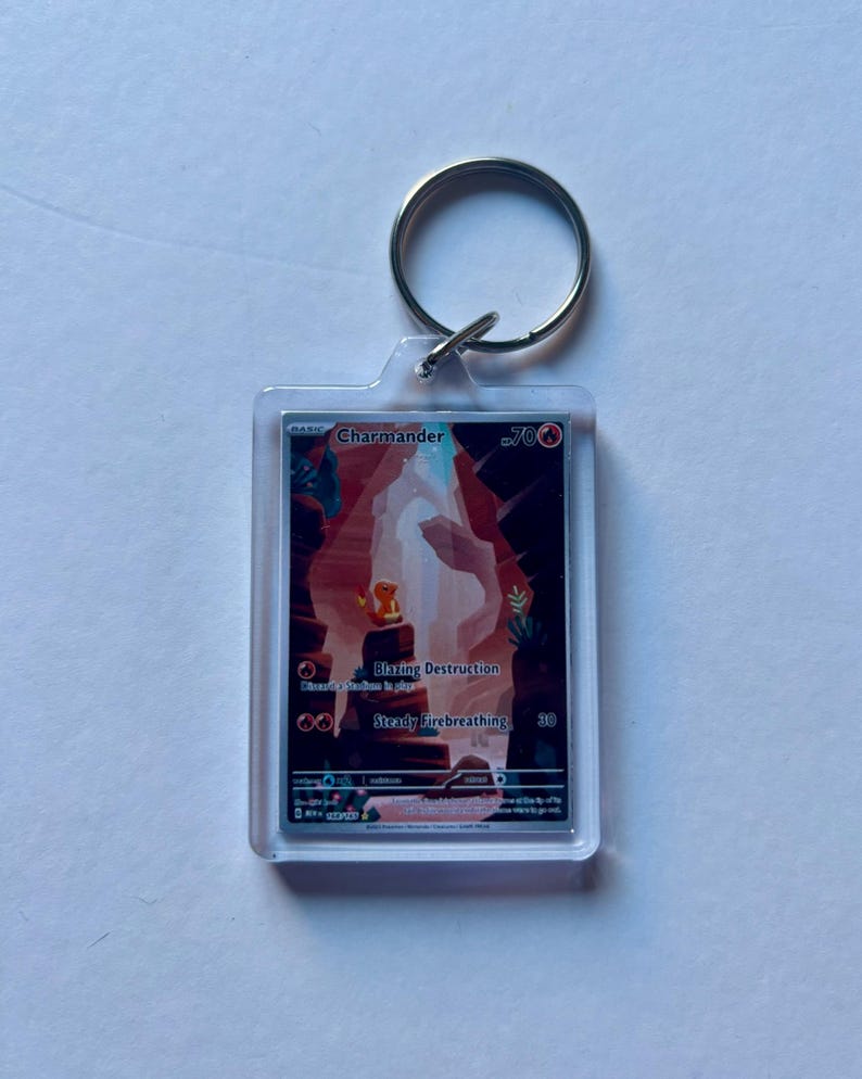 Custom Pokemon Keyrings - Etsy