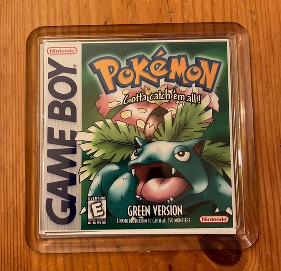 Coasters Retro Nintendo Gameboy Color Pokemon Video Game Covers