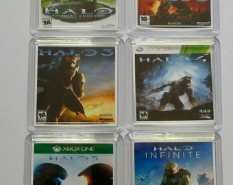 Onderzetters 6 x Halo-onderzetters voor videogames