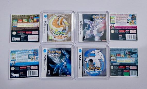 Coasters Nintendo DS Pokemon Heartgold Video Game Covers 