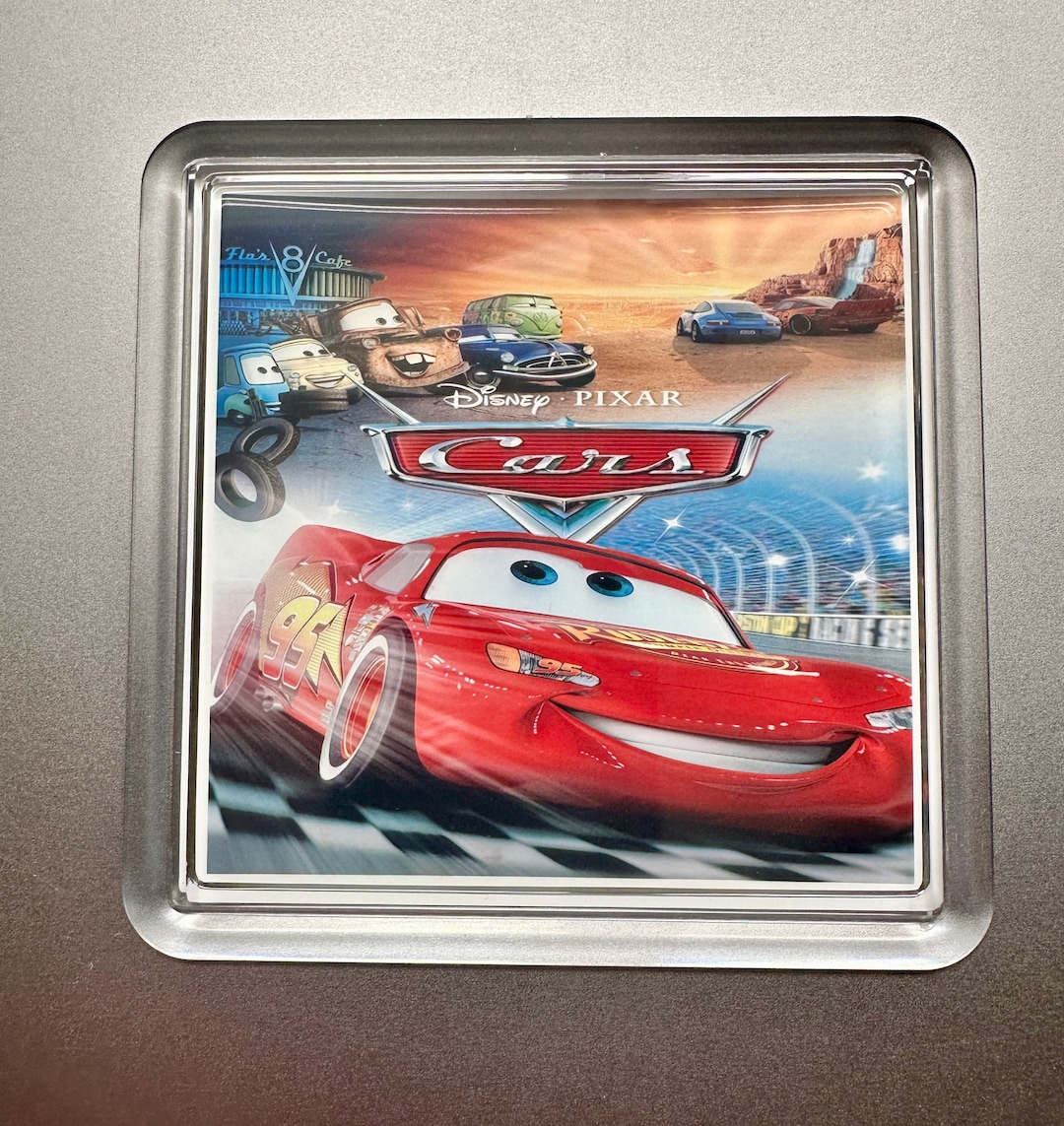 Coasters Disney Pixar Cars Movie Drinks Coaster - Etsy
