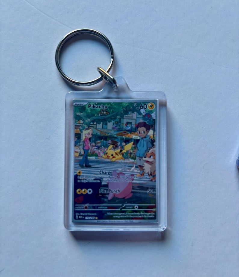 Custom Pokemon Keyrings - Etsy