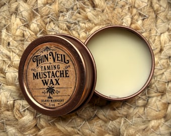 Island Mahogany Mustache Wax