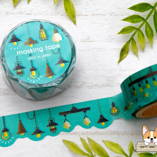 1 pc set | 18mm | Mind Wave | Lights Die Cut Washi Tape | Hanging Lights