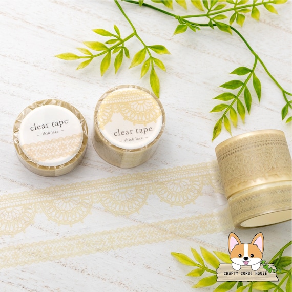 1 Roll | 15mm or 30mm | Mind Wave | Clear Matte PET Tape | Thin