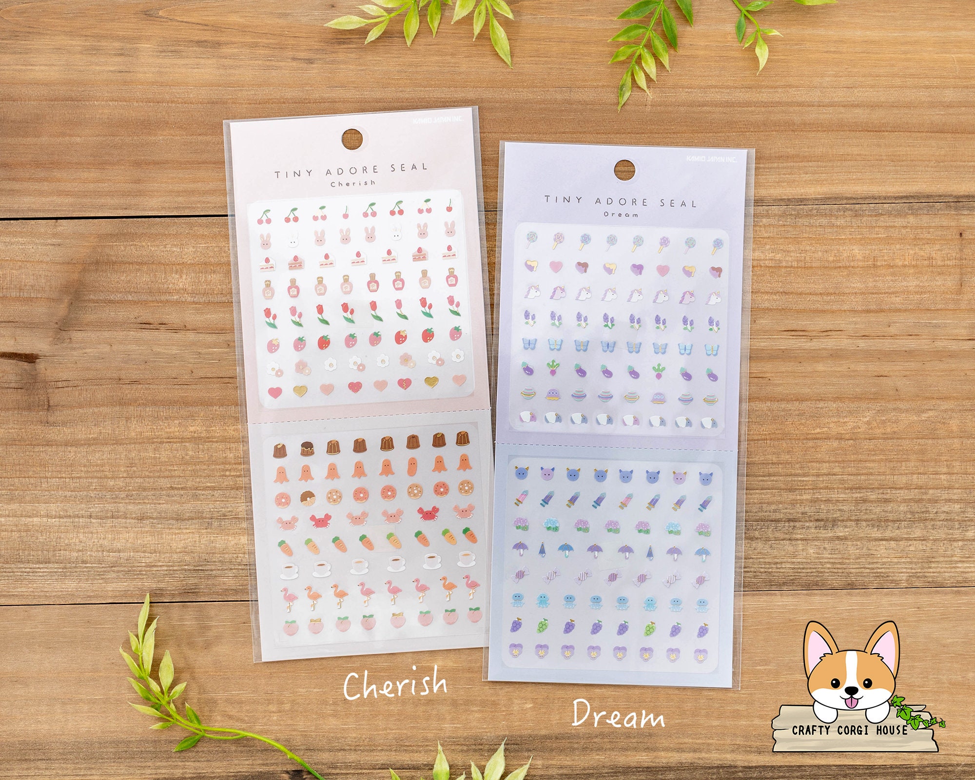 Adore Stickers 1 Sheet | Kamio | TINY ADORE SEAL Stickers | Cherish - Dream - Healthy ...