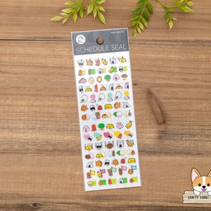 1 vel | Mindwave | SCHEDULE Frameplanner doorzichtige stickers | Eten