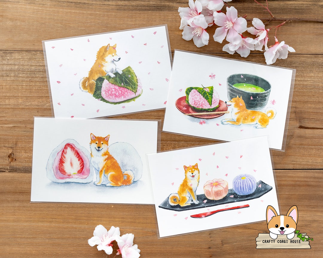 1 Sheet | Active X Natsuka Murata | Shiba Inu & Delicious Spring ...