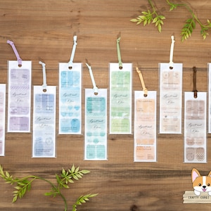 3 sheets | Kamio Japan | SIGNET Stickers | Smoky Pink - Purple - Smoky Blue - Light Blue - Mint - Pistachio - Orange - Beige - Mocha - Gray