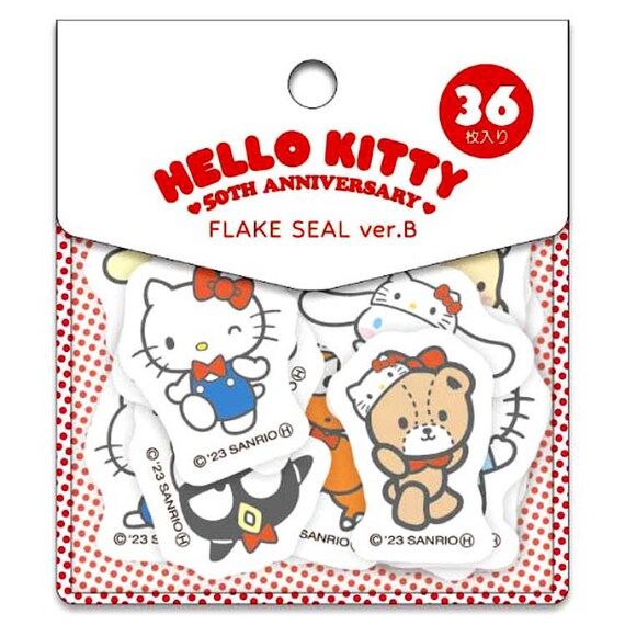 36 Pc | Sun-star X Sanrio | Hello Kitty 50th Anniversary Die Cut