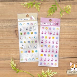 1 sheet | S&C x Moomin | Mini Clear Stickers | Moomin - Little My