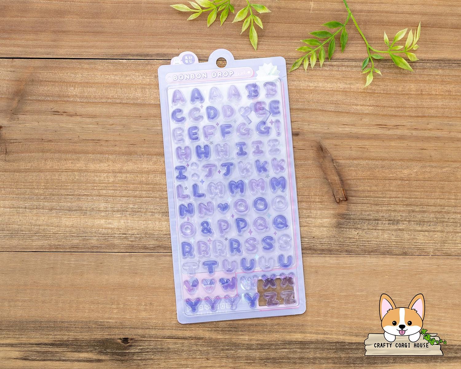 1 Sheet | Q-lia | MOJIMOJI BONBON DROP Glitter 3D Gel Sticker