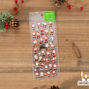 1 hoja / Activo / NAVIDAD Gota de Oro con Purpurina Pegatinas de Resina 3D / Música