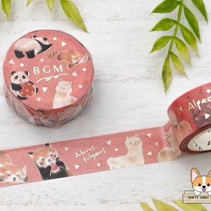 1 pc set | 15mm | BGM | Animal Foil Washi Tape | Zoo