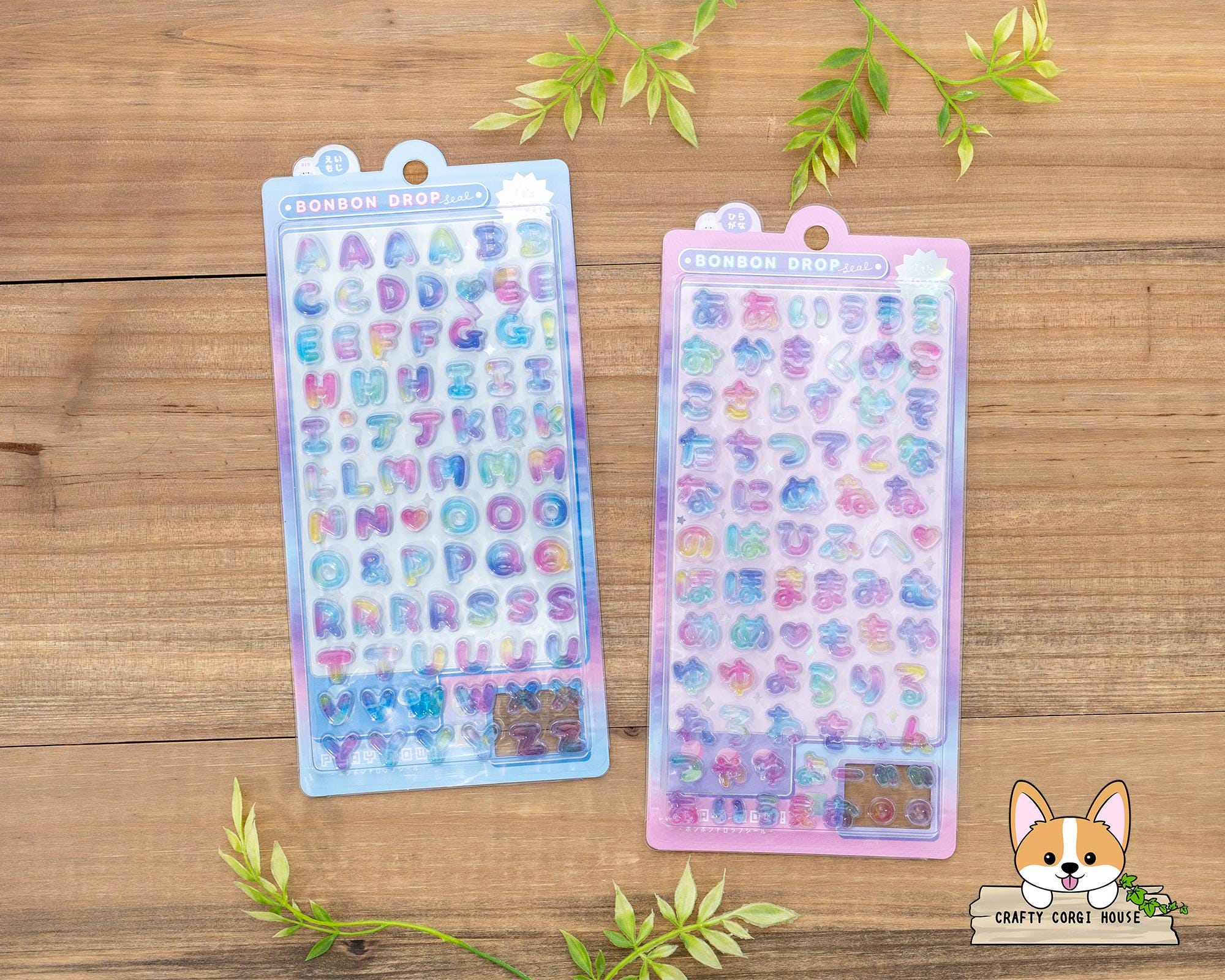 1 Sheet | Q-lia | MOJIMOJI BONBON DROP Glitter 3D Gel Sticker