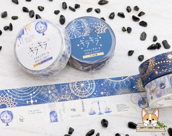 1 or 2 pc set | 15mm | World Craft | KIRAKIRA Foil Washi Tape | Astrology - Fantasy