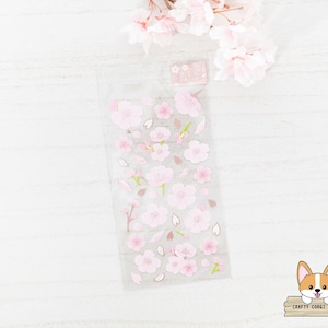 1 Bogen | Wäscheklammer | Frühling Japanische Kirschblüte Rose Goldfolie Washi Aufkleber | Flatternde Sakura