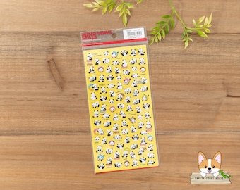 1 hoja / Mind Wave / PUCHI PUCHI Panda Pegatinas de papel brillante / Panda