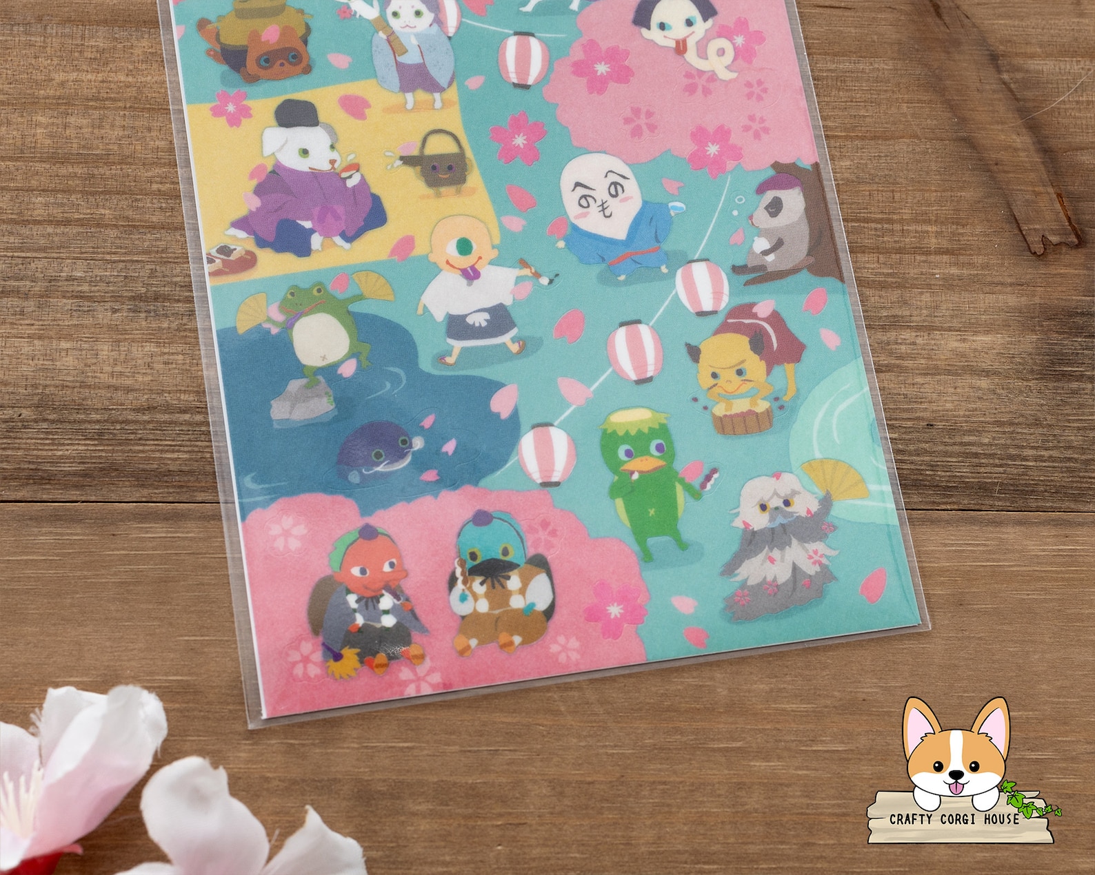 1 Sheet | Active | SPRING Japanese Cherry Blossom Washi Stickers ...