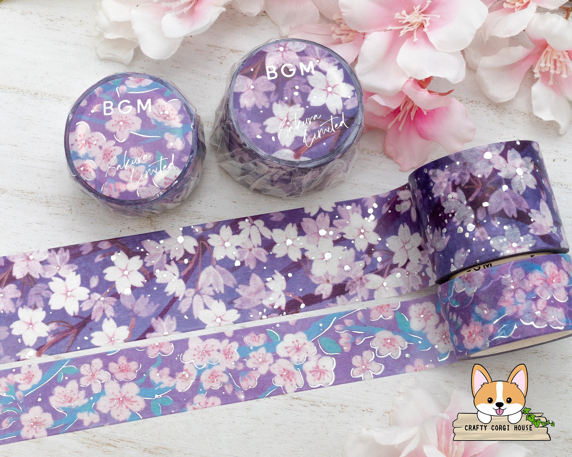 Pastel Colored Washi Tape 3 Pack for Bujo, Diary, Scrapbook Lilac Washi  Tape, Pink Washi Tape, Green Washi Tape 