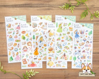 【❦まとめ買い値引き◎❦さま確認専用画面♪】 ギフト ウッドバーニング イラスト 1枚 | マインドウェーブ | LUSH BASKET ピクニック和紙ステッカー