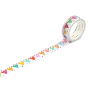 1 Rolle | 15mm | Welthandwerk | Dekoration KIRAKIRA Foil Washi Tape | Wimpelkette - Papiergirlande Bild 5
