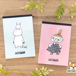 100 hojas / Sol-Estrella x Moomin / Bloc de notas B7 / Moomin - Little My