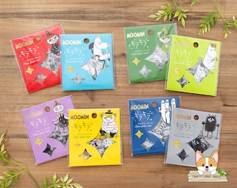 30pc | World Craft x Moomin | KIRAKIRA Foil Clear Stickers | Moomintroll Little My Snufkin Snorkmaiden Mymble Too-Ticky Hattifattener Stinky