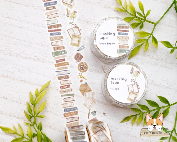 Mind Wave Die-Cut Masking Tape - Books