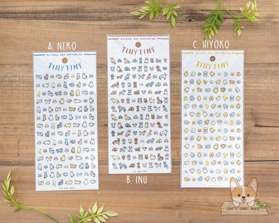 Tiny Tiny Rabbit Sticker Set Tiny Tiny Rabbit Sticker Set