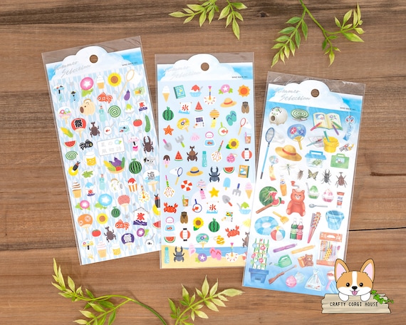 1 sheet | Mind Wave | SUMMER SELECTON Stickers | Summer Vacation - Summer Vacation Memories
