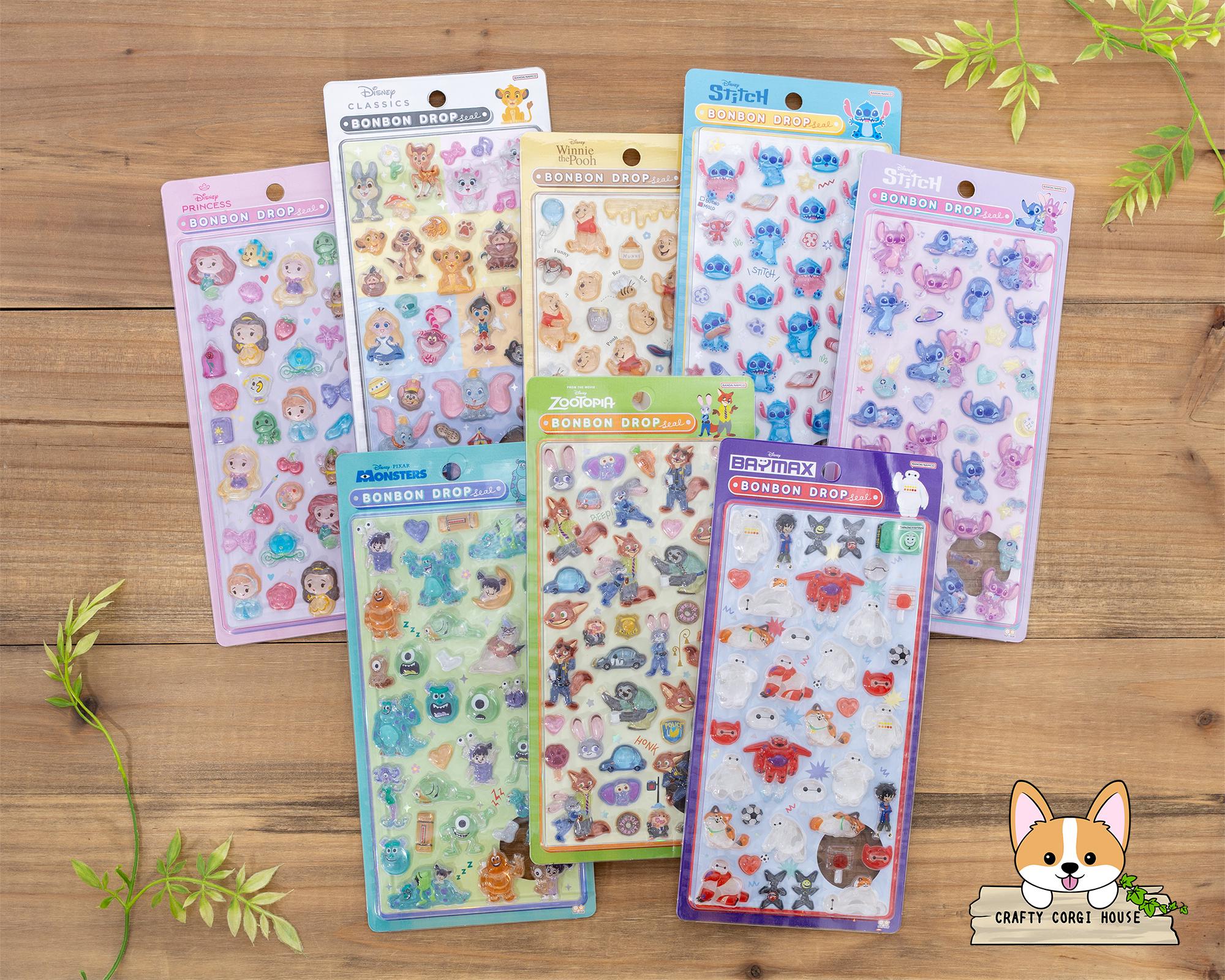 1枚 | サンスター x ディズニー | BONBON DROP グリッター 3D ジェル