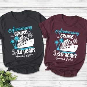 Anniversary Cruise 2024 Shirt, Wedding Anniversary Shirt, Cruising Couple Shirt, Anniversary Gift, Anniversary Cruise Shirts, Cruise Shirt