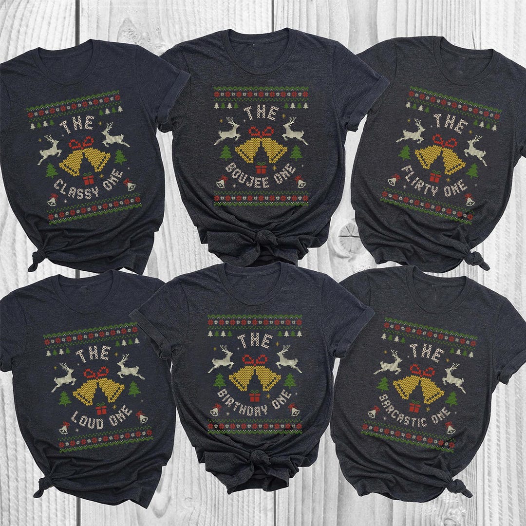 Matching Christmas Ugly Sweater Shirts, Custom Christmas Shirt — free download