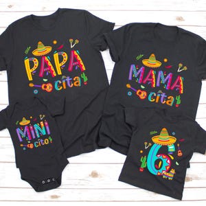 Family Matching Cinco de Mayo Shirts, Fiesta Birthday Shirts, Mexican Birthday Party Shirt, Personalized Fiesta Party Shirt, Cinco de Mayo