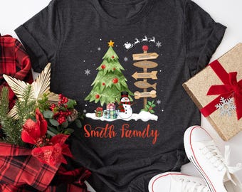 T-shirt natalizia personalizzata per bebè - Renna Rudolf