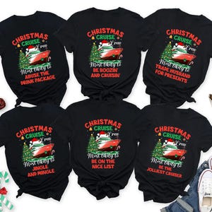 Christmas Cruise Crew Outfits, Matching Family Cruise Shirts 2025, Funny Holiday Vacation Tees, Custom Xmas Tops, Friends Christmas Party