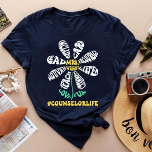 Counselor Life Personalized Shirt, Retro Typography Shirt for Counselor, Custom Counselor Shirt, Counselor T-Shirt, Counselor Gift