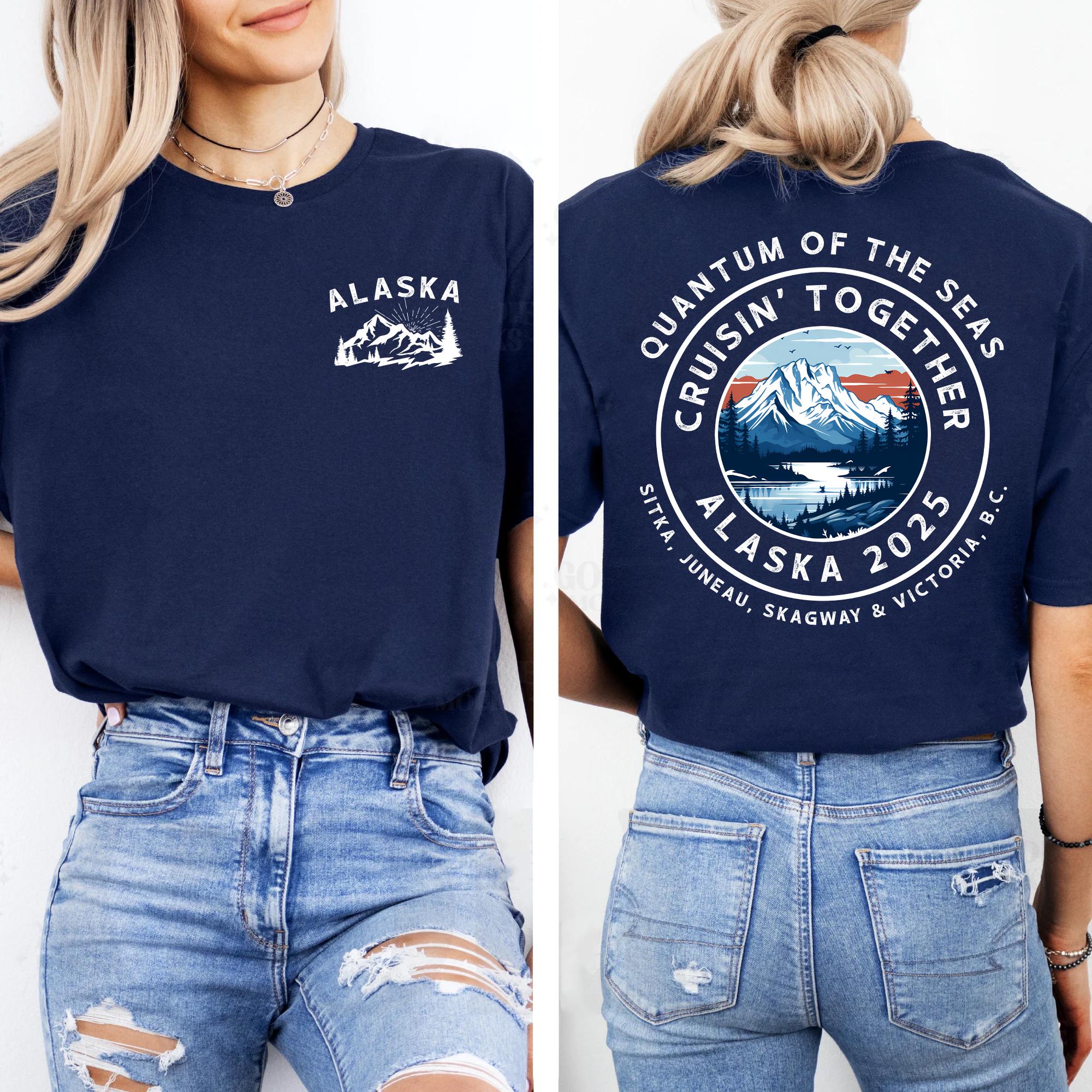 Alaska Vacation Shirt Custom, Personalized Alaska Family Trip Shirts, Alaska Cruise Shirt, Alaska Holiday Shirts, Alaska Cruise Group Shirts