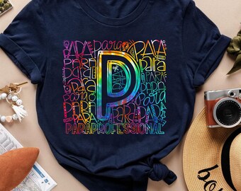 Tie Dye Para T-Shirt, Cute Paraprofessional Shirt, Para Teacher Shirt, Para Life, Para Shirt, Paraprofessional Gift, Para Gift for Para