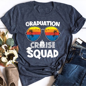 Graduation Cruise Party Shirt, Class of 2025 Family Graduation Cruise Shirts, Custom Grad Cruise Shirt, Family Graduation Cruise Crew Shirts