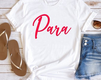 School Para Shirt, Paraprofessional Tee, Para Teacher Tee, Paraprofessional Shirts, Para Life Shirt, Para Crew, Para Squad, Gifts for Para